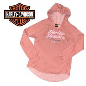 Harley-Davidson Women’s Geneva, NY Script Free to‎ be Free Pink Hoodie - Size M